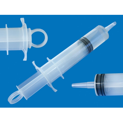Syringe 100 ml. Hemoplast with cone for connecting catheter