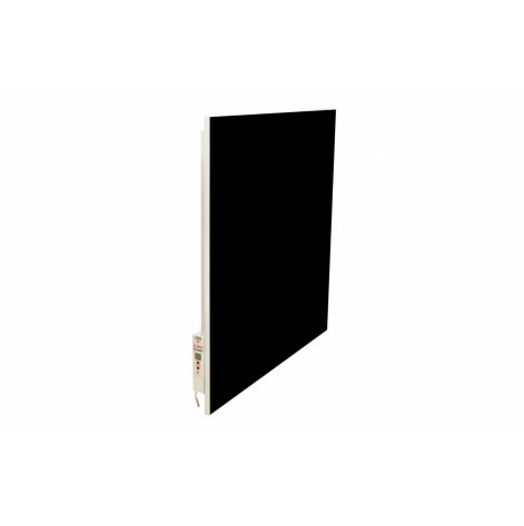 Ceramic electric heating panel (IR + convection) with thermoreg. Teploceramic TCH-RA500-BLACK
