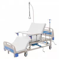 Medical bed with toilet and side-turn function for seriously ill patients (video review)