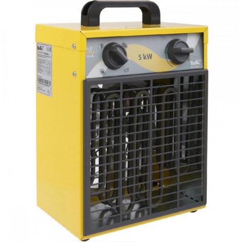 Купить Обогреватель тепловая пушка Ballu BHP-ME-5, 4500Вт, 50м2, мех. упр-ние, жёлтый (BHP-ME-5). Изображение №1