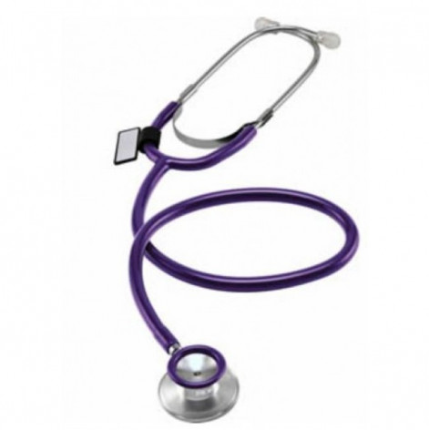 Adult stethoscope MDF 747 08 with double head purple