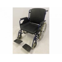 Инвалидная коляска каталка кресло широкая для человека до 150 кг
