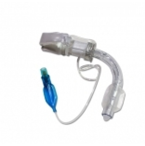 Tracheostomy tube with high volume low pressure cuff with suction port, size 6.0