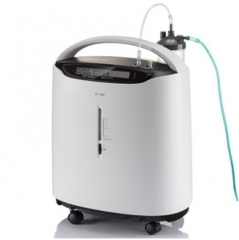 Oxygen concentrator with 5 liters volume, digital display, nebulizer function