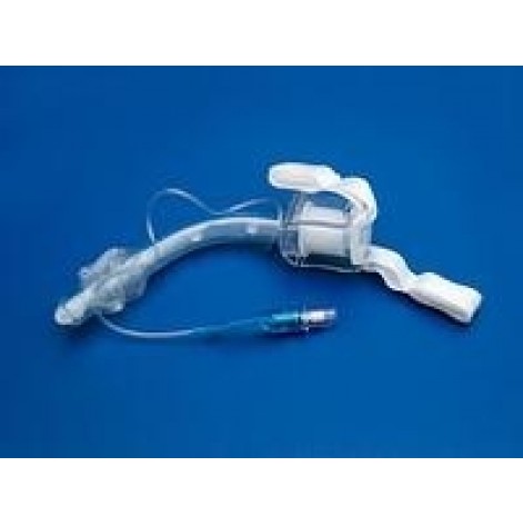 Tracheostomy tube (with cuff and suction port), size 8.0