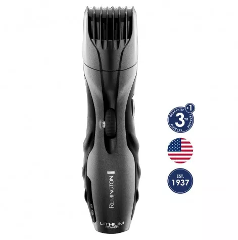 Beard and mustache trimmer Remington MB350L Lithium Beard Barba, 60 min, 1.5-18mm, Black