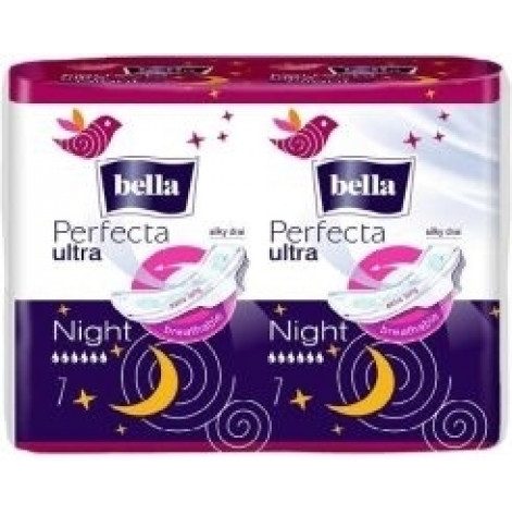 Pads Bella Perfecta Ultra Night 7pcs 6 drops