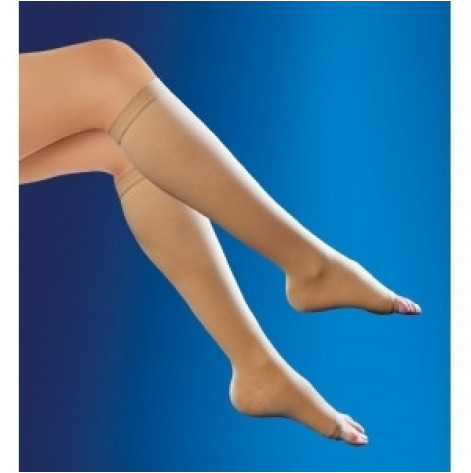 Купити Гольфи компресійні з відкритим носком, 1 класу компресії (17-22 мм рт. ст.) (колір: бежевий) (1313). Зображення №1