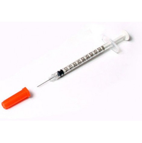 VM insulin syringe 1.0ml, U-40 integrated needle 29Gx1/2, 0.33x13mm