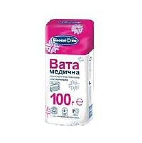 Cotton wool 100 gr zig-zag (Ekobint)