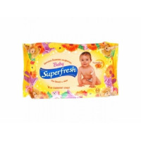 Серветки вологі Super Fresh для дітей і мам №60 (календула) без клапана