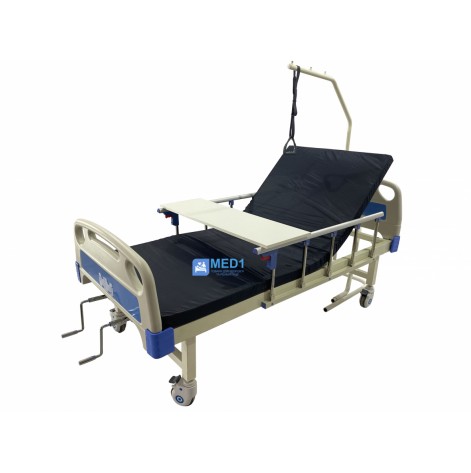 Купить Медицинская кровать 4 секционная MED1-C09 для больницы, клиники, дома. Функциональная кровать для инвалидов (видеообзор) (MED1-C09). Изображение №1