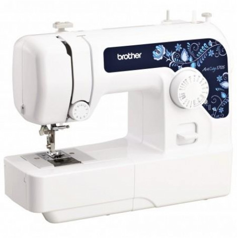 Sewing machine Brother ArtCity 170 S, electromechanical, 17 sewing operations, semi-automatic buttonhole, 51 W