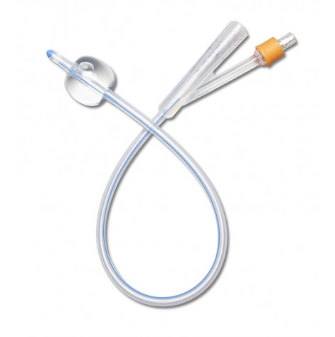 Foley catheter 100% silicone, 2 way 14 FR VM