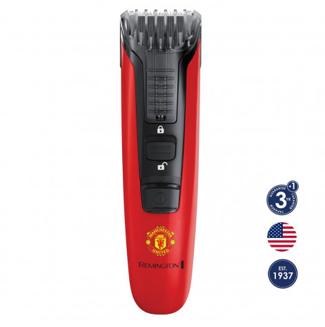 Remington MB4128 BEARD BOSS beard and mustache trimmer, 40 min, washable, 9 sets, 0.4-18 mm, red