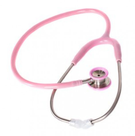 Pediatric stethoscope MDF 777C 01 steel with double head Pink