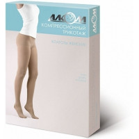 Women's compression tights with open toe (beige) 2 compression UNI R 6