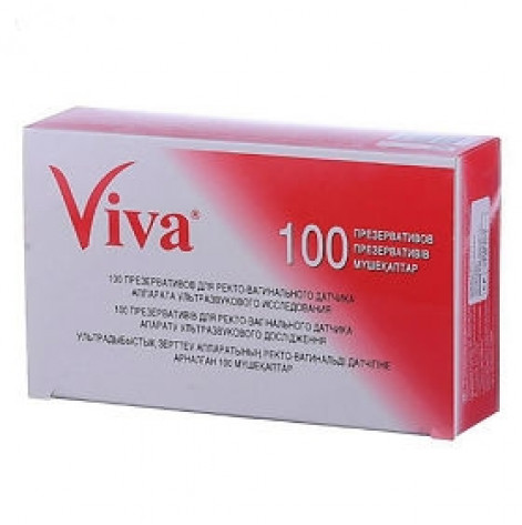 Viva condoms for recto-vaginal probe №100