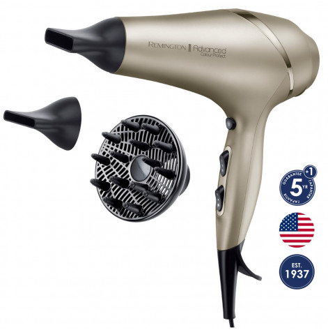 Hairdryer Remington AC8605 Advanced Color Protect, 2300W, AC motor, Ionic, Cream