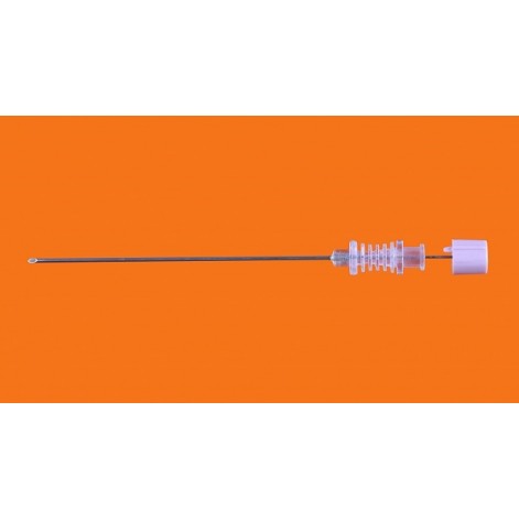 Needle for spinal anesthesia. Quincke type 26G 0.45mm * 88mm Medicare (brown)