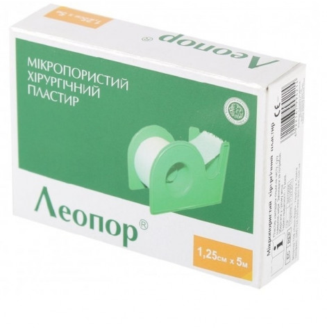 Adhesive plaster Leopor 5 * 1.25 dispenser