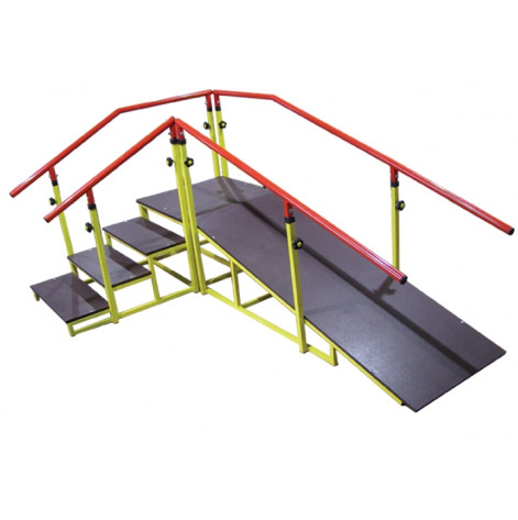 Steps with an inclined plane for adults SHP-1 2270x1500x1200..1400 - SHP-1