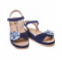 8897-1 Women's leather slippers VESUVIO BLUE 38р.