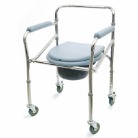 Кресло-туалет стандартное на колесах MED1-N38