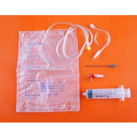 System for thoracentesis “MEDICARE” (2000 ml)
