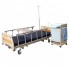Bed medical mechanical with height adjustment, 4 sections