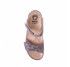 712-1 Women's leather slippers VESUVIO GRAY 36р.