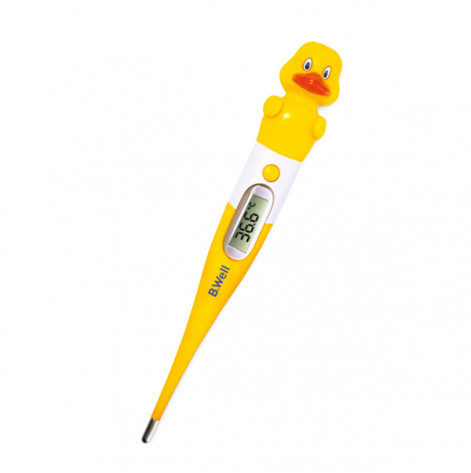Digital thermometer, duck (rabbit), flexible tip, waterproof 10 sec