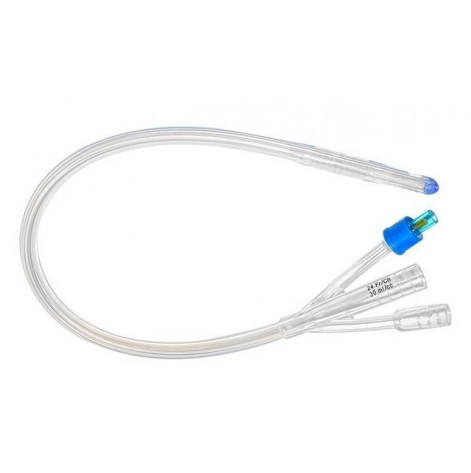 Silicone Foley catheter, 3-way “MEDICARE