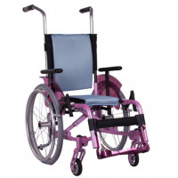 Инвалидная лёгкая коляска для детей «ADJ KIDS» OSD-ADJK-R (розовая)