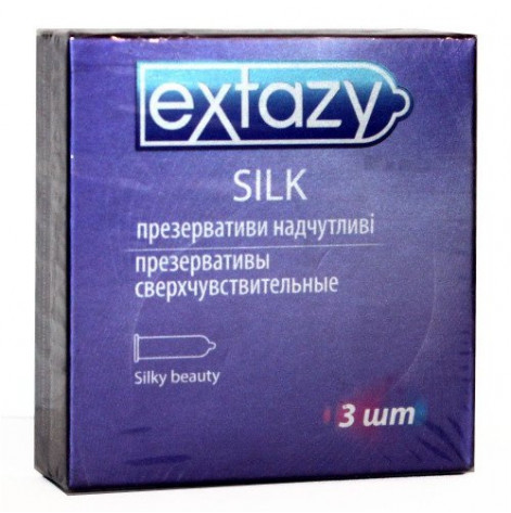 Купить Презервативы EXTAZY сверхчувствительные №3 (80717). Изображение №1