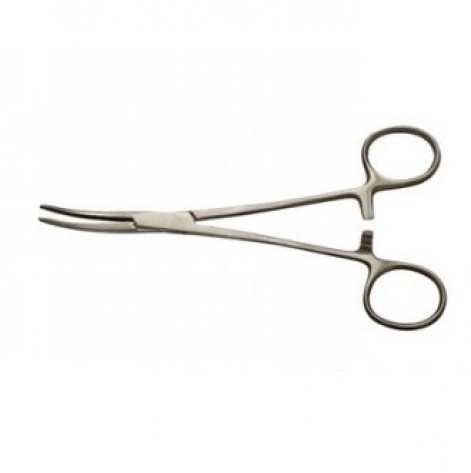 Hemostatic clamp, according to Crile-Rankin, toothed, straight No. 1. Length16 mm