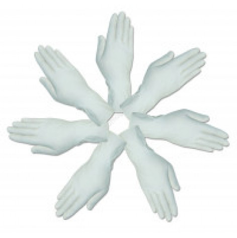 Surgical latex gloves 
