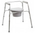 Toilet chair standard aluminum (3in1: toilet, seat, shower seat) (height: 40-55)