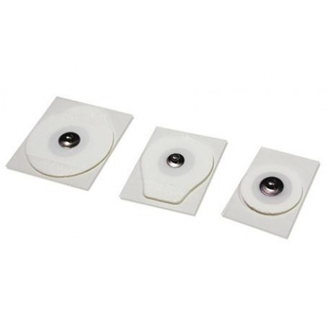 Disposable electrode, 55mm, silver-silver chloride sensor, button type, non-woven base, for adults