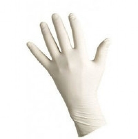 Latex examination gloves 