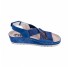 8800 Women's leather slippers VESUVIO BLUE 37р.