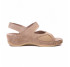 785 Women's leather slippers VESUVIO BEIGE 40р.
