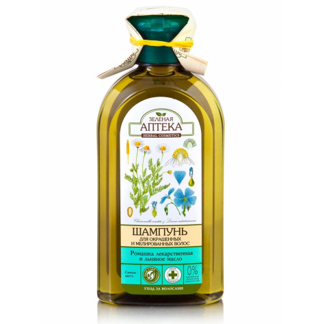 Green pharmacy shampoo (chamomile and linseed oil) 350 ml