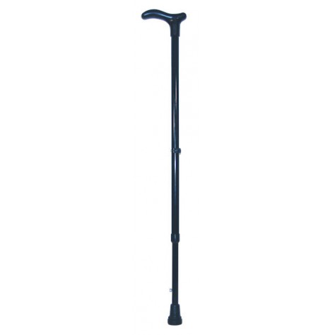 Support cane, adjustable in height with anti-slip device
