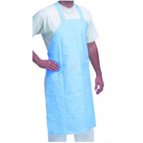 Protective apron made of non-woven material (laminated)