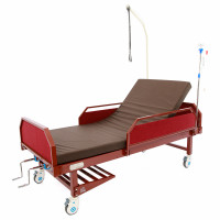 Кровать для лежачих больных MED1-C09UA (коричневая)