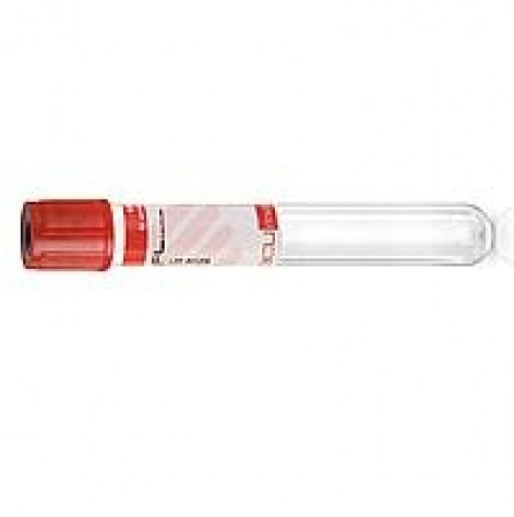Vacuum tube 42612 Vacumed® (100 pcs/pk) 13x75 mm, 4 ml st. with fold activator (red cap)