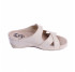 782 Женские кожаные тапочки NAPPA BEIGE 39р.