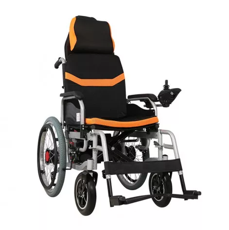 Folding electric wheelchair MIRID D6035A (modes: electric, active)
