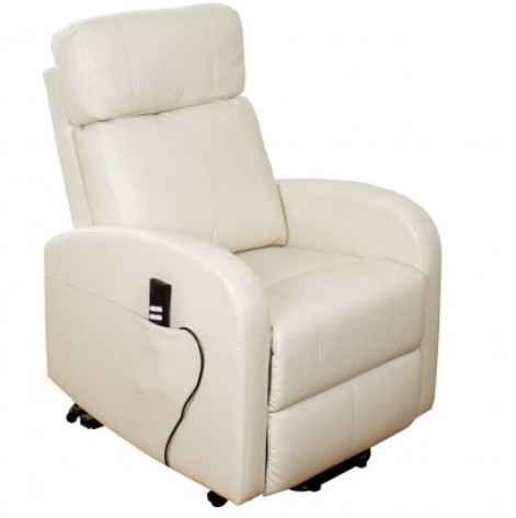 Lifting chair with two motors, CAROL (white)